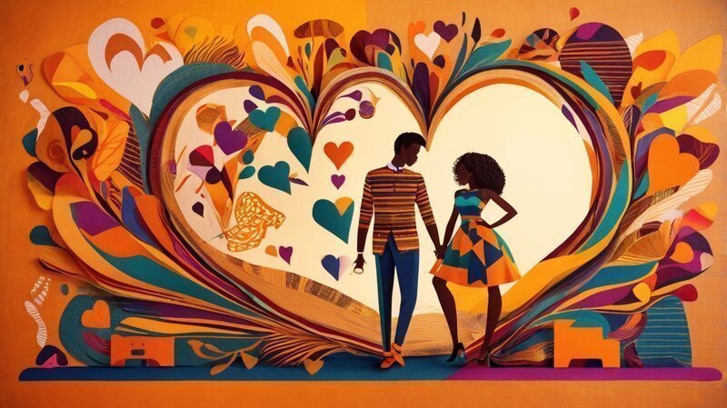 AfroMax dating app interface showing video profiles