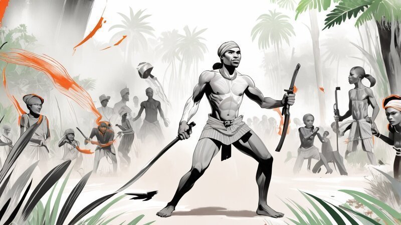 Creator filming an attention-grabbing opening scene