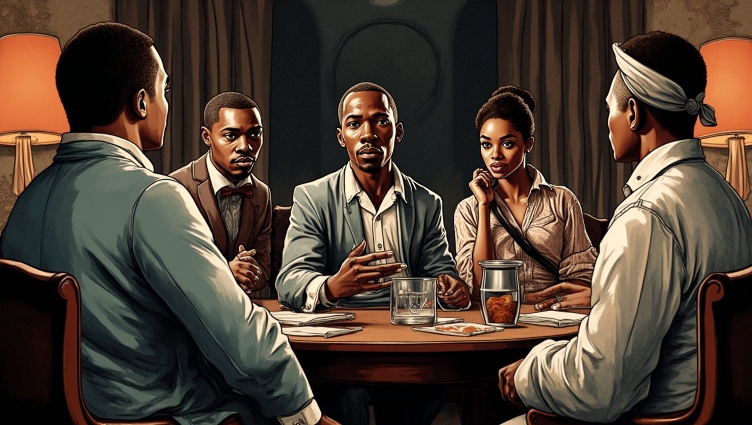 AfroMax creators learning drama production techniques