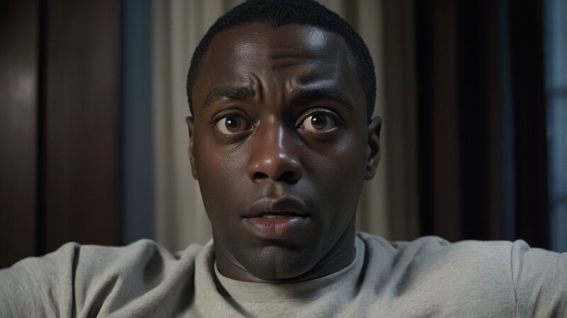 Get Out Movie Scene