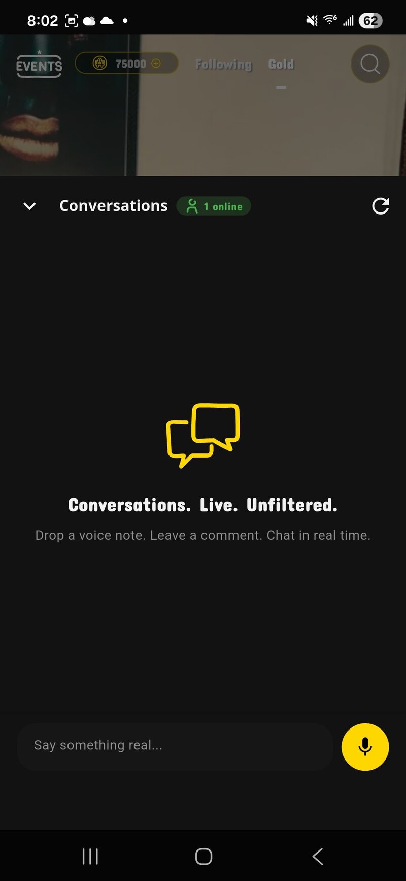 Live Comments Feature