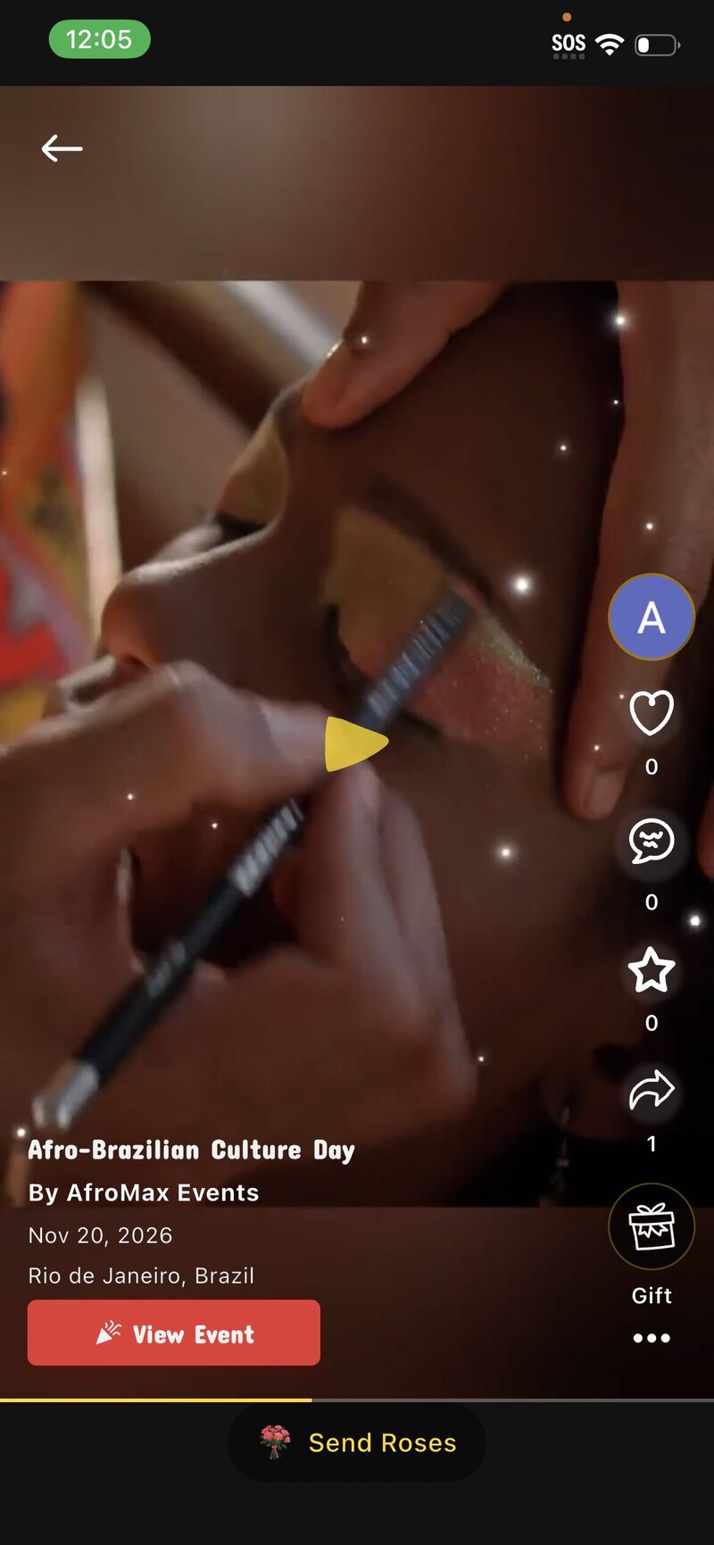 Events are discoverable in all video feeds