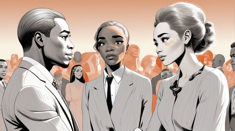 Visual storytelling example